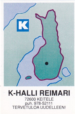 Keitele, K-Halli Reimari , Kesko  7/15