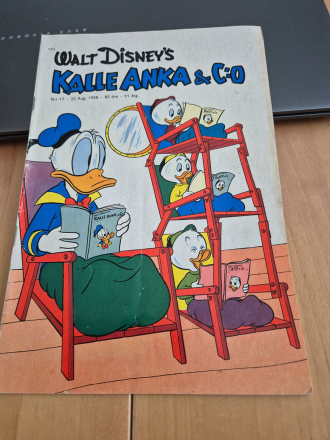 Kalle Ankka & C:O N:r 17 - 22  Aug. 1958