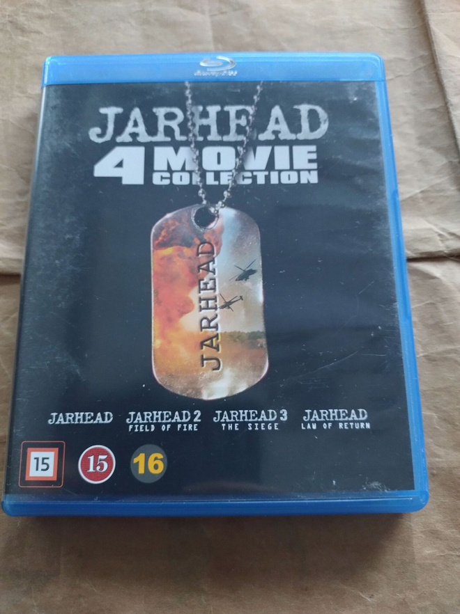 Jarhead 4 movie collection (Bluray) (4 levyä)
