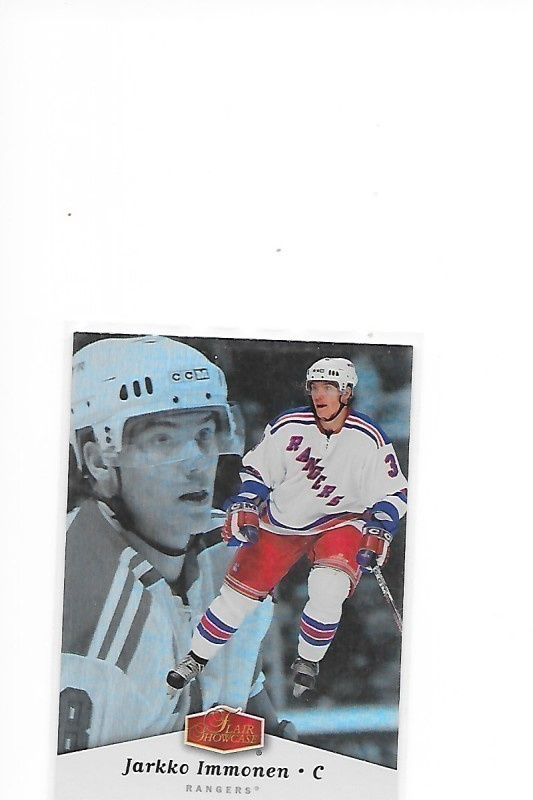 2006-07 Fleer Showcase #66 Jarkko Immonen NYR ex- Ässät RC