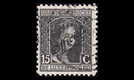 Luxemburg 95 o Virkamerkki 15 C (1915)