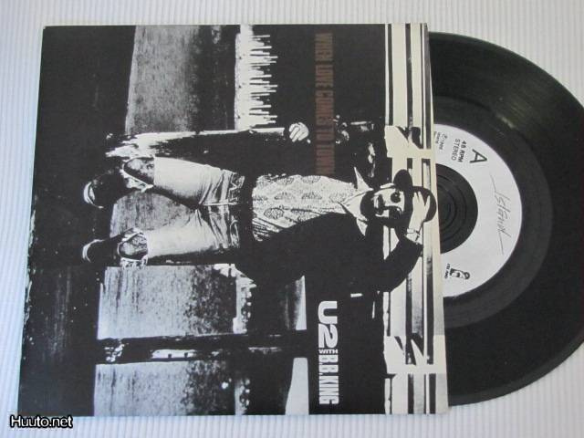 U2 When love comes to town 7 45 UK 1989