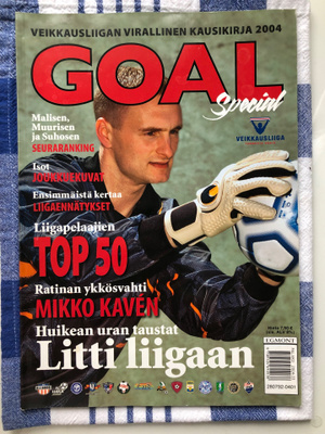 Goal -Veikkausliigan kausikirja 2004.