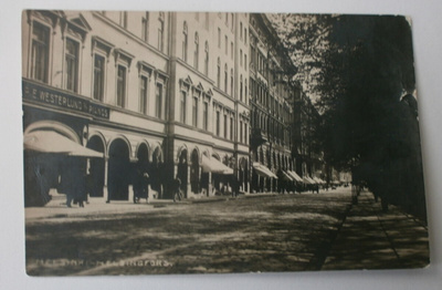Helsinki, Pohjois-Esplanadi, Westerlundin pianoliike,p. 1927