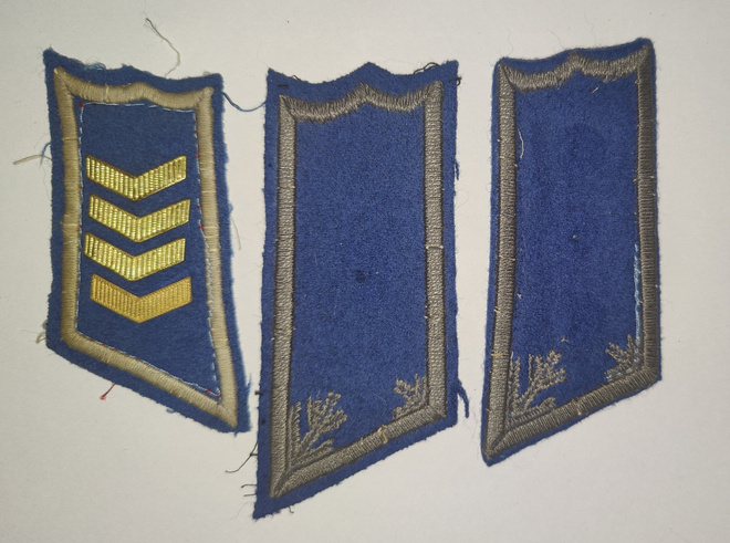 Yksinäisiä kauluslaattoja (3kpl)