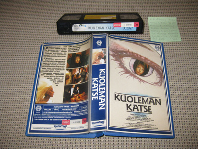 Kuoleman Katse-VHS (FIx, Showtime, Mascara, Cannon, 1987)