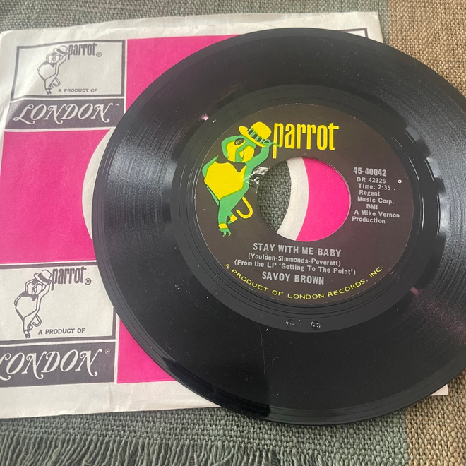 SAVOY BROWN: Stay With Me Baby * I’m Tired * USA 1969
