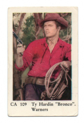 CA n:o 109 Ty Hardin "bronco"  Purkkakuva