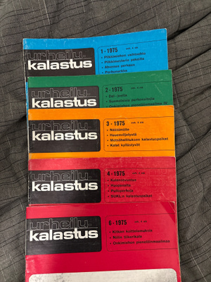 Urheilukalastus 1/2/3/4/6/1975