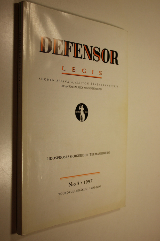 Defensor legis : Suomen asianajajaliiton äänenkannattaja ...