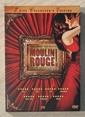 Baz Luhrmann: MOULIN ROUGE! (2001) Erikoisjulkaisu (2DVD)