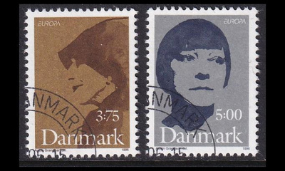 Tanska 1124-5 o Europa kuuluisia naisia (1996)