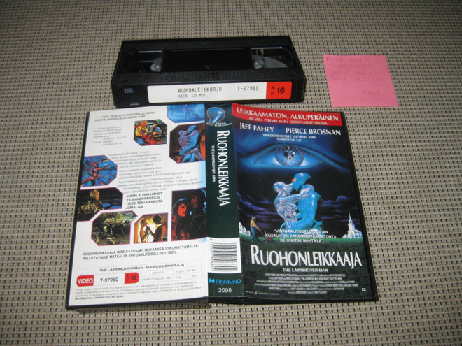 Ruohonleikkaaja-VHS (Pidennetty Versio, Stephen King, 1992)