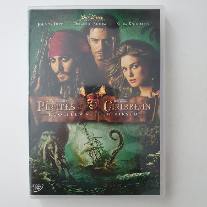 Pirates of Caribbean, Kuolleen miehen kirstu - DVD