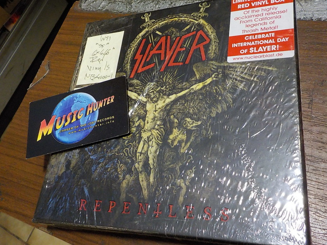 SLAYER - REPENTLESS 6 X 6,66" UUSI BOKSI / PUNAISET VINYYLIT