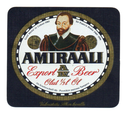 Sinebrychoff AMIRAALI AIV Olut Sir Francis Drake