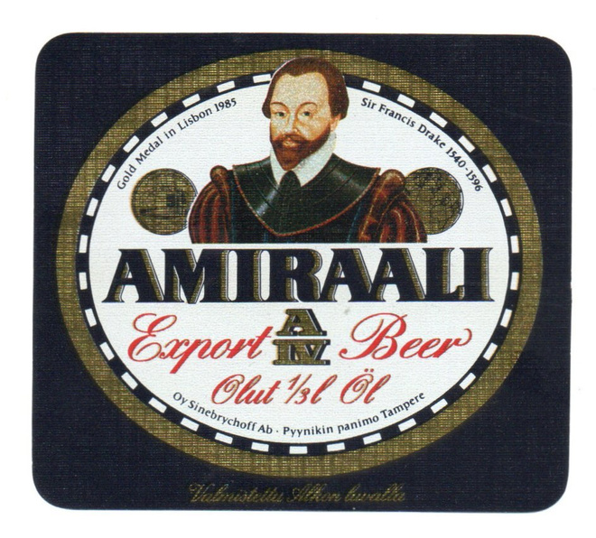 Sinebrychoff AMIRAALI AIV Olut Sir Francis Drake