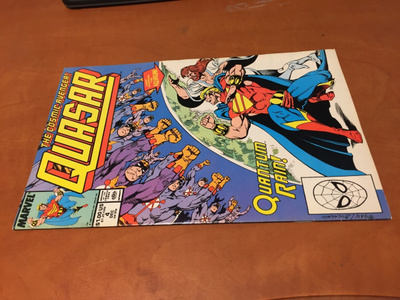 MARVEL QUASAR 4/1989 HYVÄ
