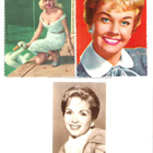 Filmitähti, 3 kpl. Debbie Reynolds vanha valokuva. - pikkukuva 1