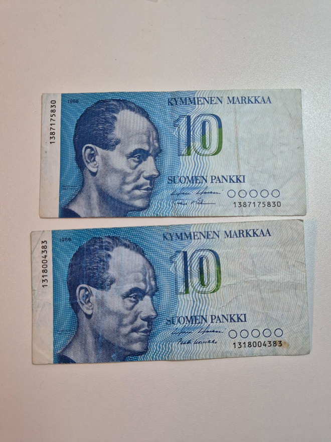 Suomi	1986	 10 markkaa  (14402)