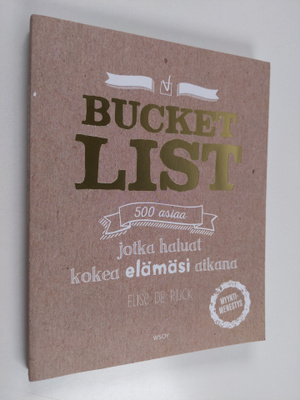 Elise de Rijck : Bucket list