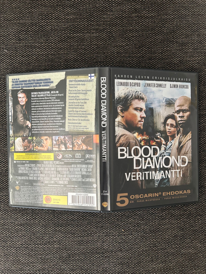 Blood Diamond - Veritimantti 2006 Suomijulkaisu DVD
