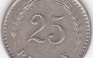 25 PENNIÄ 1938