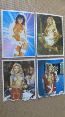 Kolmetoista Pin-up almanakkakorttia 1982-1994