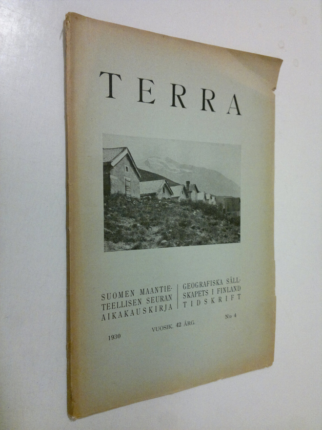 Terra : Suomen maantieteellisen seuran aikakauskirja 4/1930