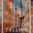 Palapeli 1000 p. Tallinna-juliste - pikkukuva 1