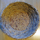 Punottu isohko kulho/kori, siisti, 24cm - pikkukuva 4