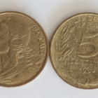 3 kpl Ranska 5 centimes 1979, 1981 & 1982, 4 kuvaa - pikkukuva 2