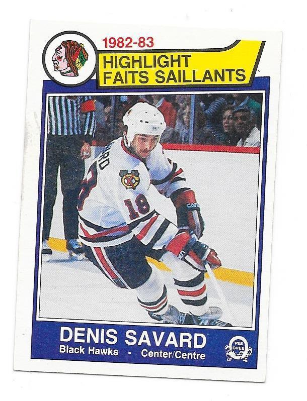 1983-84 OPC #96 Denis Savard Chicago Blackhawks