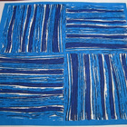 Retro pöytäliina 94 cm x 87 cm, vahvaa puuvillaa - pikkukuva 1