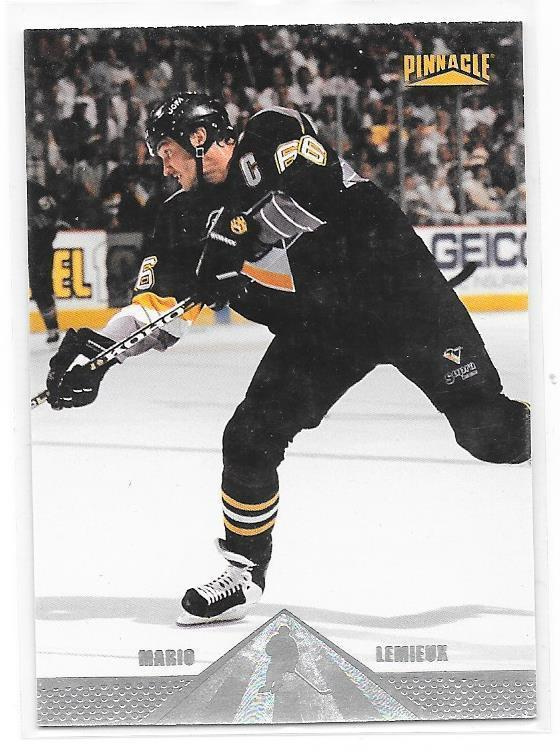 1996-97 Pinnacle #86 Mario Lemieux Pittsburgh Penguins