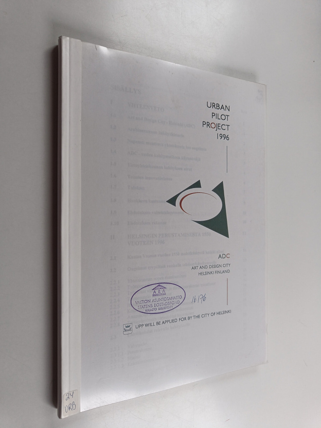 Art and Design City. Helsinki : Urban Pilot Project 1996