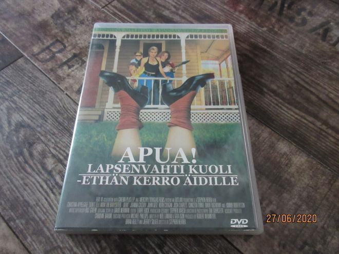 Apua! Lapsenvahti kuoli.-Ethän kerro äidille dvd.  "