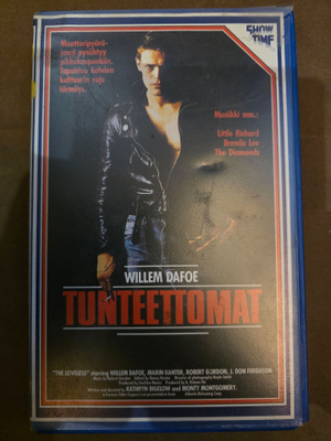 Tunteettomat VHS (Willem Dafoe, Showtime vuokrakasetti)