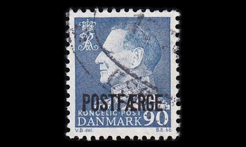 Tanska PF_43 o Frederik IX 90 öre (1970)