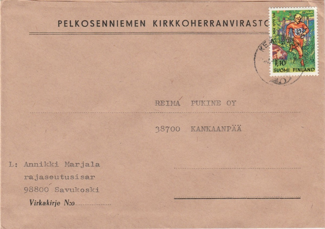 Postileima, KEMIJÄRVI, virkakirje