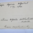 VANHA Valokuva Suojeluskunta Kuopio 1921 Postikorttikoko - pikkukuva 2