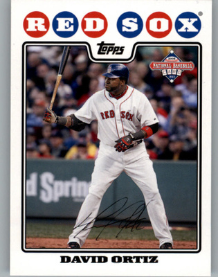 2008 Topps National Baseball Card Day #4 David Ortiz