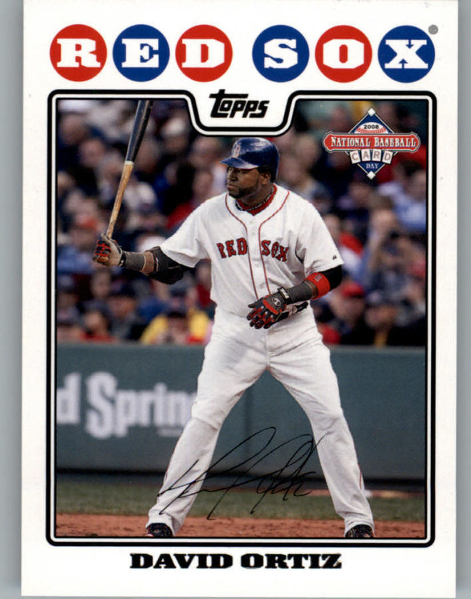 2008 Topps National Baseball Card Day #4 David Ortiz