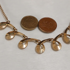 Vintage Amerikalainen Gold double kääty kaulakoru riipus - pikkukuva 3