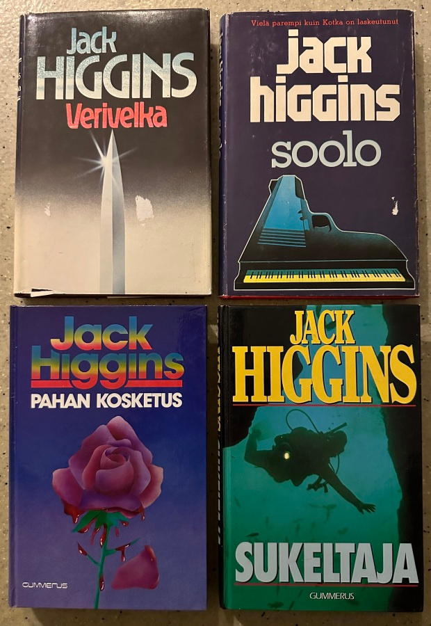 [Kirja] 4 x JACK HIGGINS