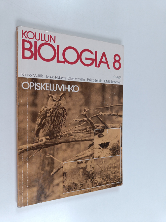Matti Leinonen ym. : Koulun biologia 8 - Opiskeluvihko