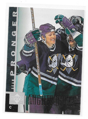 1997-98 Upper Deck #7 Sean Pronger Anaheim Mighty Ducks
