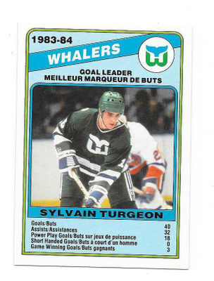 1984-85 OPC #372 Sylvain Turgeon Hartford Whalers