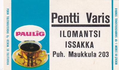 Ilomantsi, Issakka, Pentti Varis , Paulig  2/11