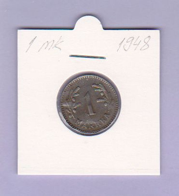 1 mk v.1948 Fe KM#30b